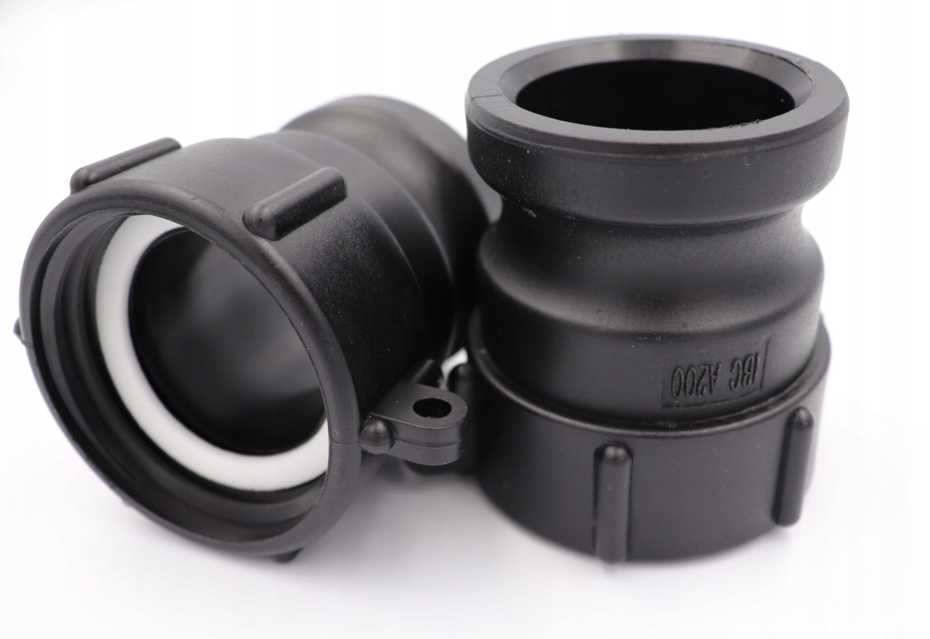 Adaptateur pour cuve IBC, filetage grossier S60x6 sur Camlock 2 type A, UV = 3 pièces